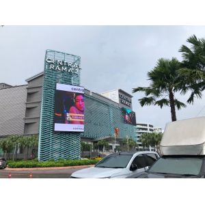 Right Angle P6 Outdoor LED Display Full Color Video LED Screen 6500nit High