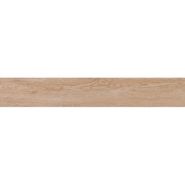 Khaki Wooden Porcelain Tiles 15x90cm Matt Surface for Floor Wall