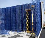High Density Warehouse ASRS Racking System With Environmental Powder Printing