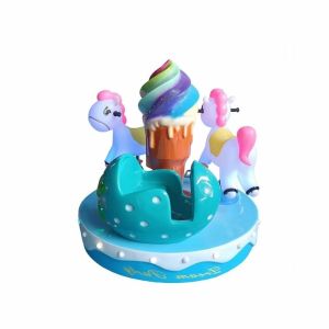 Wholesale Plastic Adults Kiddie Carousel ride Coin Operated For Outdoor Playground from china suppliers