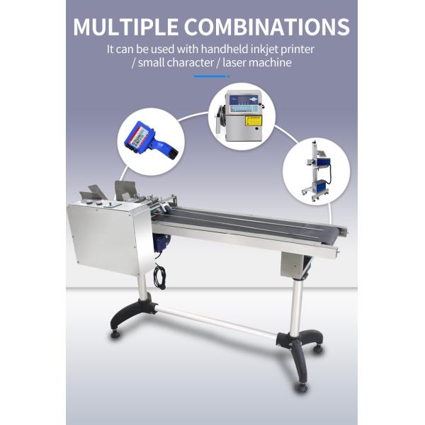 120w High Speed Full Automatic Dater Printer Coder Used Feeder Paging Machine with Conveyor