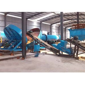 1-20T/H Animal Manure Organic Fertilizer Granulation Line Disc Granulator For