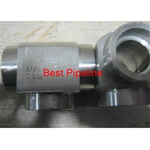 Metal Titanium Alloy Steel Pipe Fittings , High Pressure Threaded Pipe Fittings