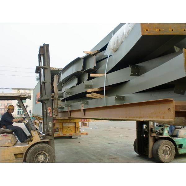 2000 square meter Cheap Cost Garage Steel Frame With Grey Painting