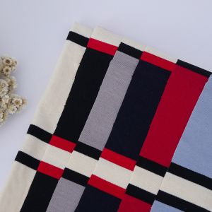 Double Yarn Comfortable Environmentally Friendly Healthy Striped Cotton Fabric