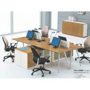 Wholesale modern 4 seater office workstation table furniture in warehouse in Foshan from china suppliers