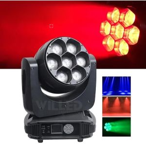 ATG Party Decoration LED Stage Lights 7*40w Pixel Zoom Moving Head Light for