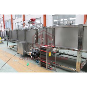 Carbonated Drink / Beer Tunnel Pasteurization Equipment For Bottled Beverage