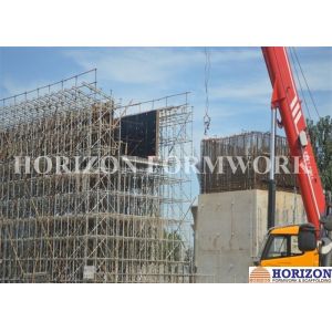 Q235 Steel Pipe Ringlock Scaffolding System Scaffold Board Brackets 0.65m Width