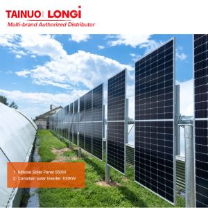 Longi Solar Hi-mo 7 560w Bifacial Solar Panel 580w 585w 590 Watts with PERC