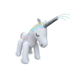 Stock Sale Inflatable Water Spray Unicorn Cute White Rainbow Inflatable Giant