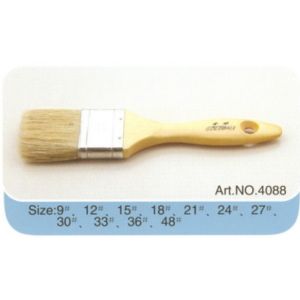 Wholesale From 9&quot; to 48&quot; plastic or wooden handle pure bristle high quality paint brush No.4088 from china suppliers
