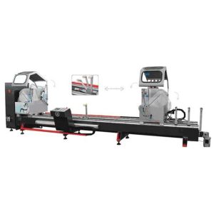 Double Head Mitre Saw for Window and Door Production UPVC Window Machine