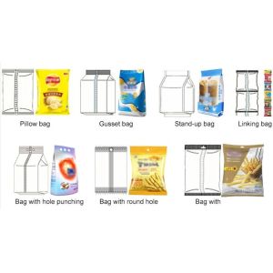 Automatic 304SS Pillow Pouch Packaging Machine Filling Food 30bags/Min