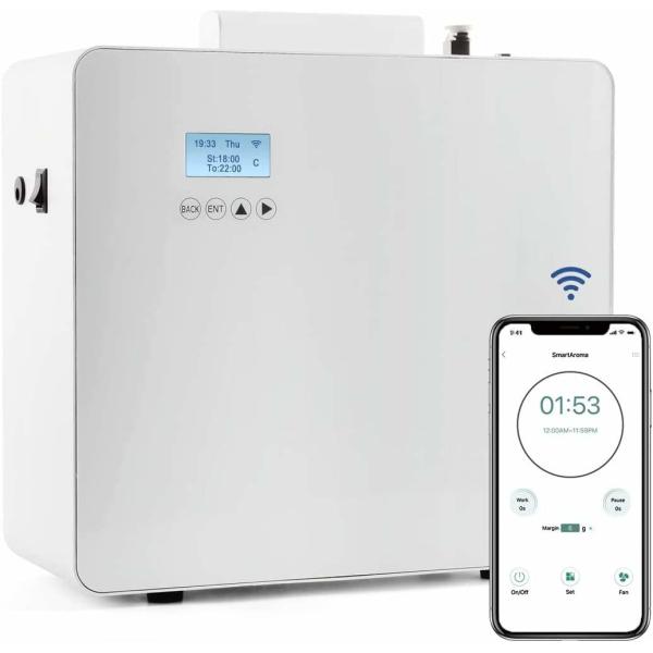 Quality HOMEFISH 800ml Big Essential Oil Diffuser For Office Desk Coverage 2500m3-4000m3 for sale