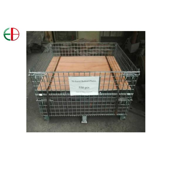 Quality HRC56 Ni Hard Casting Bolted Plates ASTM A532 Class I Type C NiCr White Iron for sale