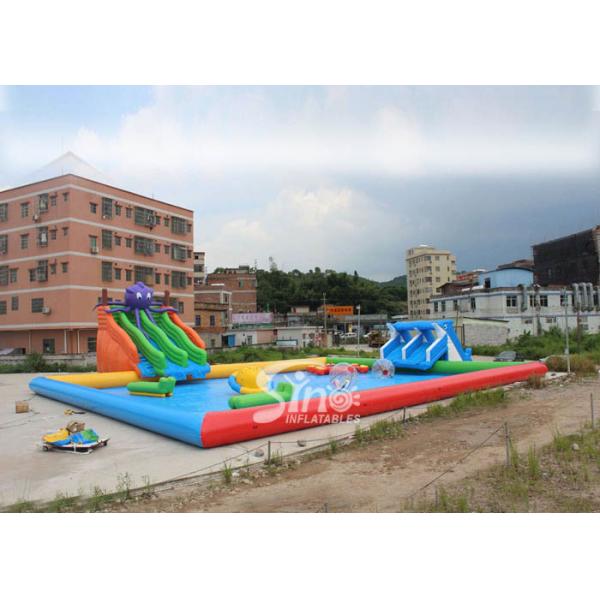 25x20m Kids N Adults Large Inflatable Water Park On Land With Big Inflatable