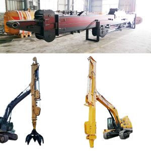 Excavator With Telescopic Boom BS900E Better Welding Dig House Foundation