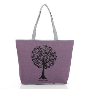 Large Capacity Custom Canvas Bags / Cotton Canvas Tote Bags