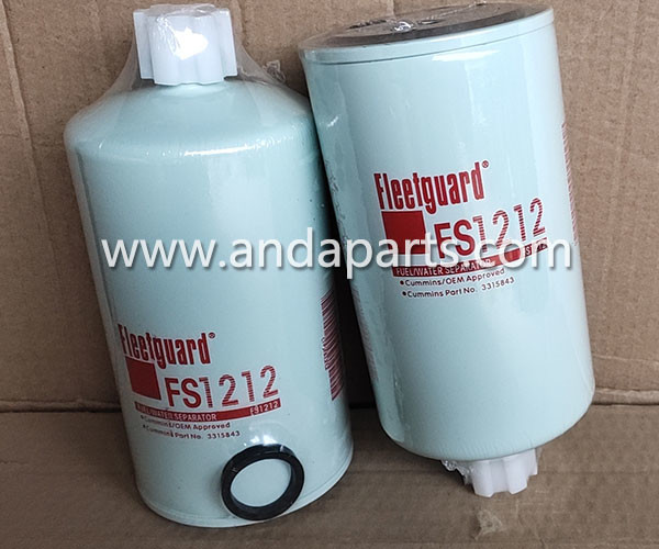 Good Quality Fuel Water Separator Filter For Fleetguard FS1212