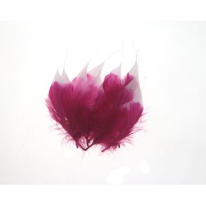 Handmade Two Tone Stripped Goose Carnival Feathers For Personalized Crafts