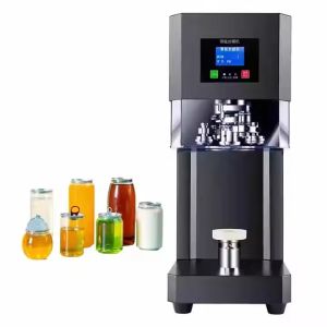 Wholesale 2025 New Design Home &amp; Commercial Semi-Automatic Pet Cans Sealing Machine 200ml 250ml 330ml 500ml Tin Can Seamer for Beverages from china suppliers