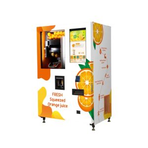 Wholesale Automatic Orange Vending Machine With Card Reader Apple Sugar Cane Fruit Juice Vending Machine from china suppliers