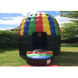 Colorful Outdoor Inflatable Party Tent Disco Dome Bouncy Castle EN14960