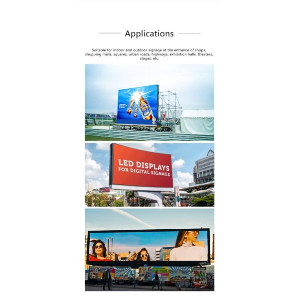 Wireless Led Display Screen Outdoor 1ftx2ft Modular LED Panel - High Brightness, Lightweight, And Waterproof