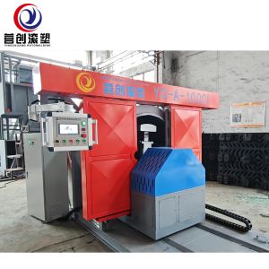 100KG L Arm Load Capacity electric heating rotational molding machine