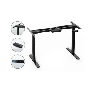 Laptop Desk Dual Motor Table Electric Sit Standing Study Table for Adult 100 V