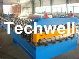 China Widespan IBR Roll Forming Machine With Hydraulic Cutting, Panasonic PLC Control System on sale