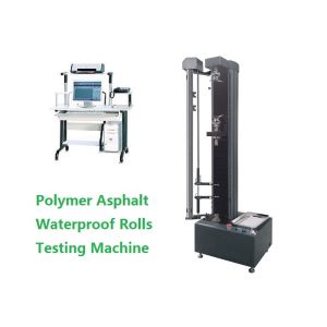Polymer Asphalt Waterproof Rolls 400W UTM Universal Testing Machine