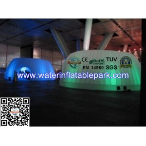 Wholesale Indoor Exhibition Round Inflatable Lighting Tent , Solar Power Tent from china suppliers