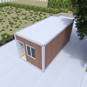 Zontop Light Steel 20 Feet Small Prefabricated House Living Room Easy Installati