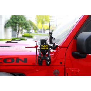 CNC Machined Aluminum Alloy A Pillar Led Spot Light Brackets for Jeep Wrangler