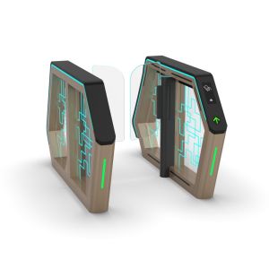 Automatic Swing Gate Turnstile with Servo Motor for Access Control