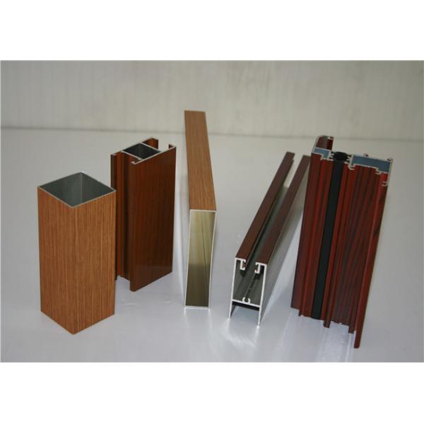 6005 2.0MM Door Frame Wood Grain Aluminum Extrusion