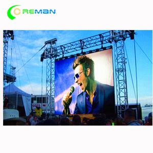 Slim Big Outdoor Indoor LED Display Screen Hire P4 P5 High Scale Level