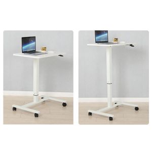 Sit Stand Desk Adjustable Desk Height Adjustable Gas Lift Computer Table with