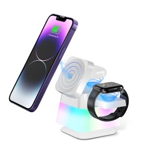 15W Output Power IPhone Multifunctional Wireless Charger With Foldable Design