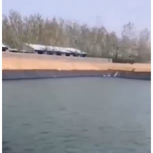 0.1mm 3mm HDPE Geomembrane Pond Liner for Fish Shrimp Farm 100% Virgin HDPE