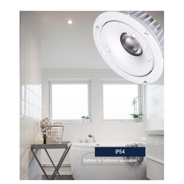 Dimmable 220V-240V Tiltable LED Downlights 11W IP54 Aluminum Ultra Slim