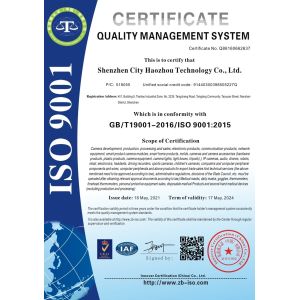 Shenzhen City Haozhou Technology Co., Ltd. Certifications
