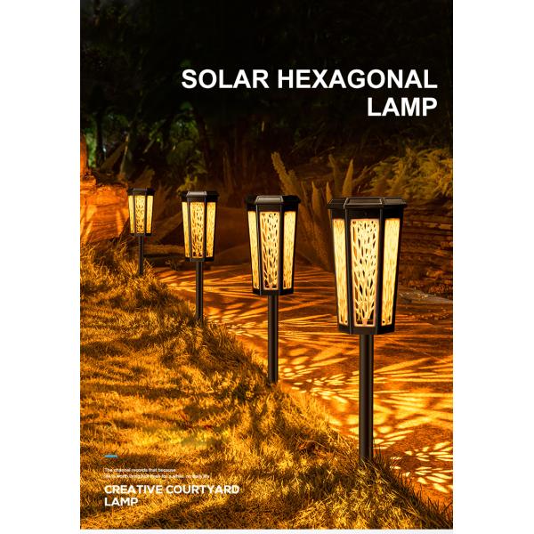 Outdoor Courtyard LED Solar Lawn Lamp with Light Control Induction and Long Lifespan