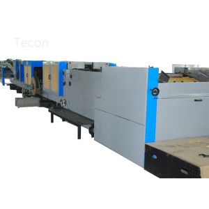 Lime Bags Automatic Paper Bag Making Machine , Machines for Making Paper Bags