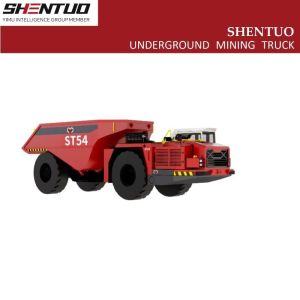 High Performance 4X4 ST54 Internal Combustion Engine 54ton Underground Dump