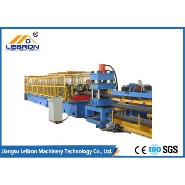 Long service Blue color 2018 new type Guardrail Roll Forming Machine PLC control