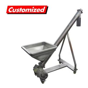 SS304 SS316 Screw Feeding Conveyor Feeding Equipment Flexible Output Auger