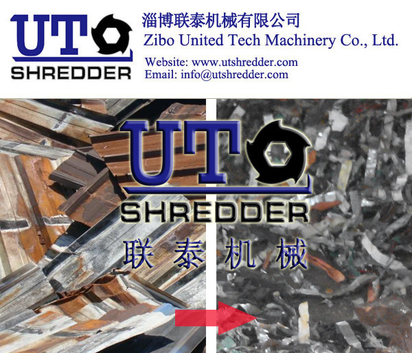 scrap steel sheet , waste PPGI treatment machine, PPGI crusher, alumina foil,